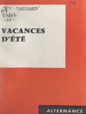 cover image of Vacances d'été